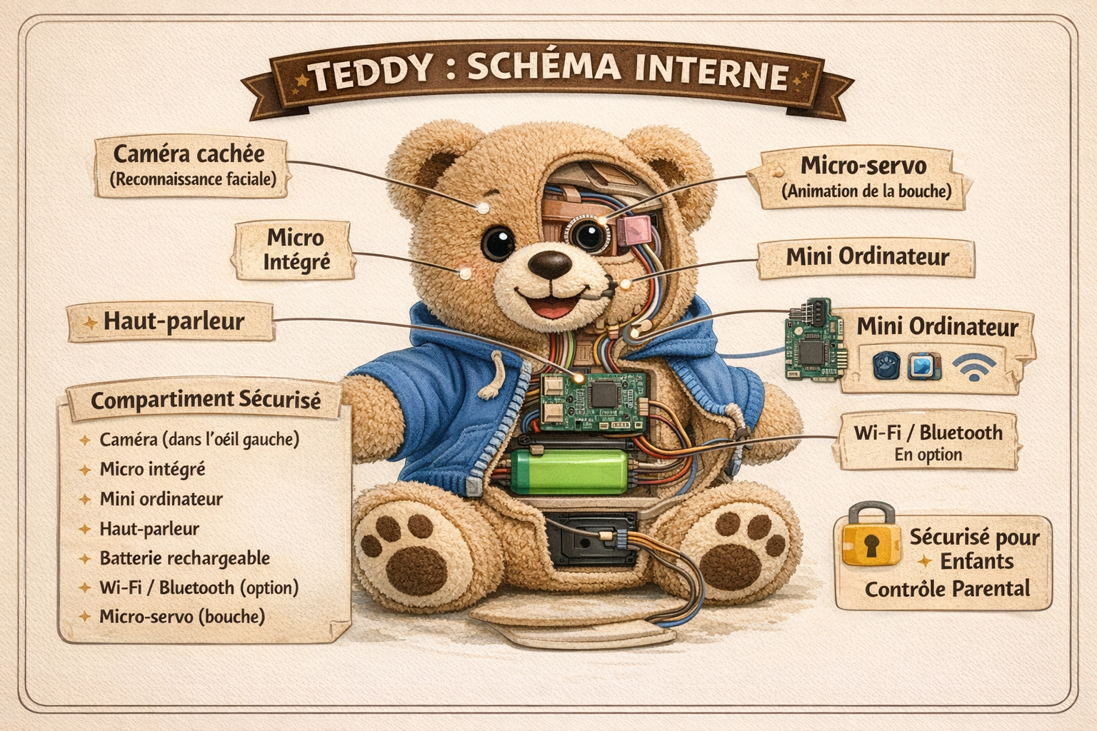 Fonctionnalités de My Teddy